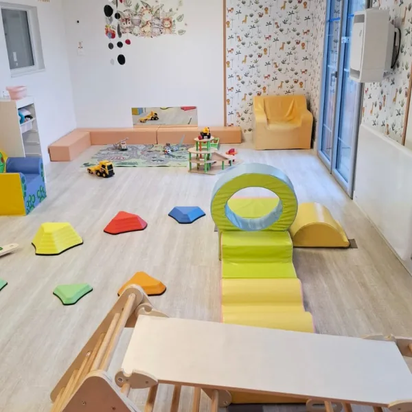 L'espace de motricité de la micro-crèche Kilibri & Cie